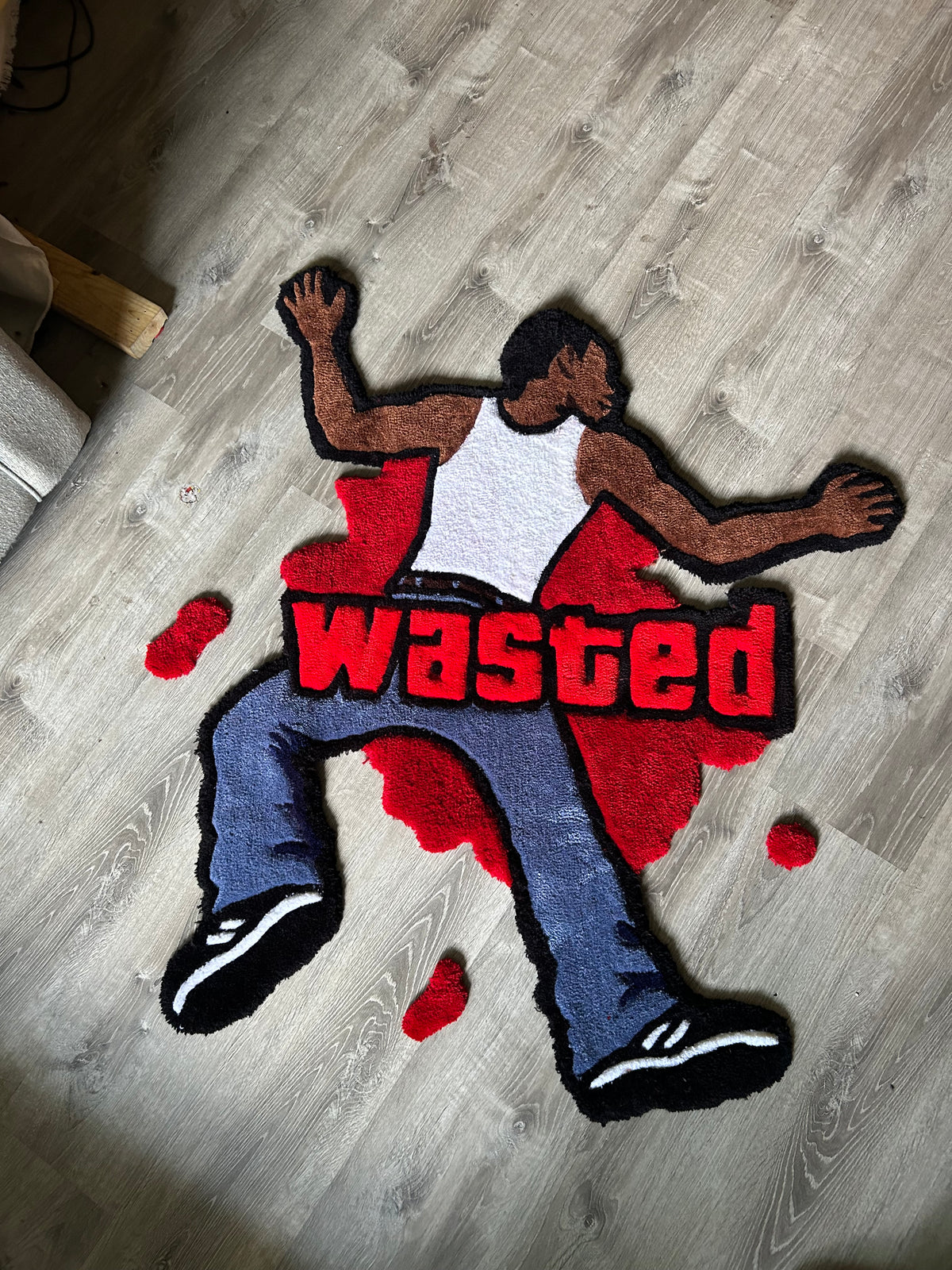 GTA WASTED RUG