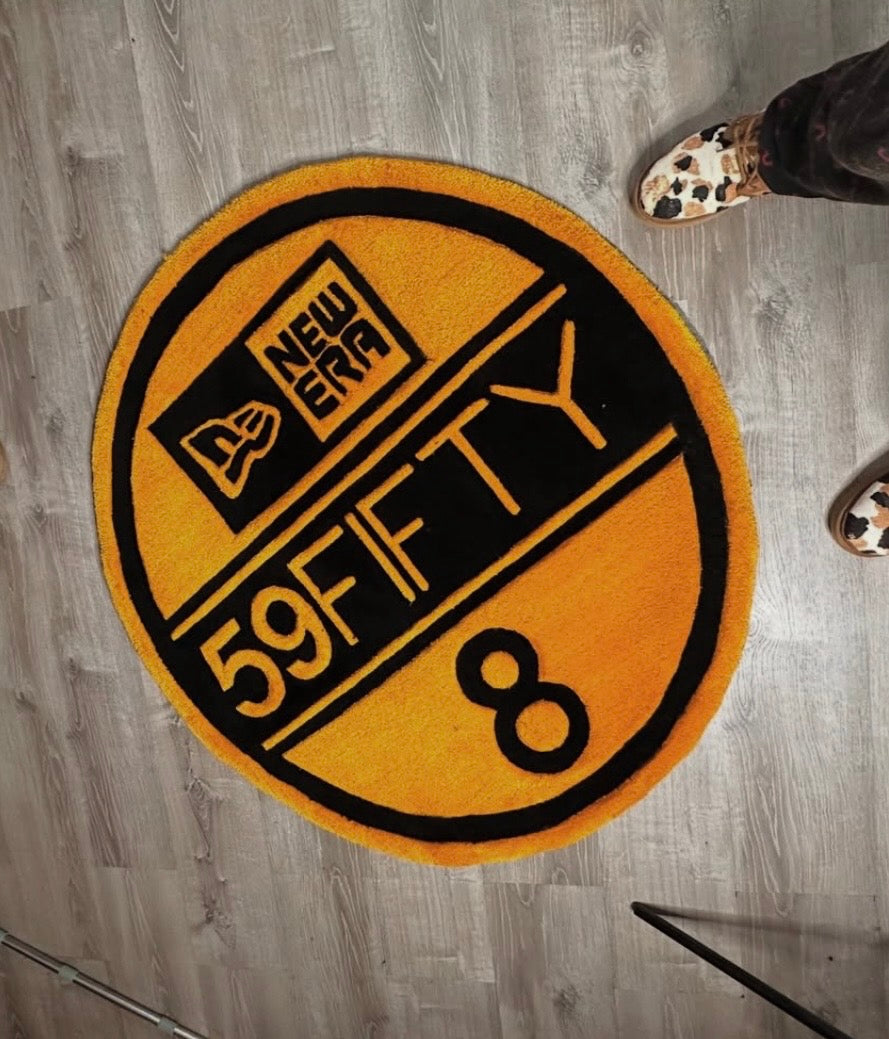 4’x4’ NEW ERA STICKER RUG